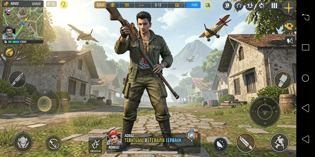 Tampilan gameplay ADG62 yang penuh tantangan dan strategi.