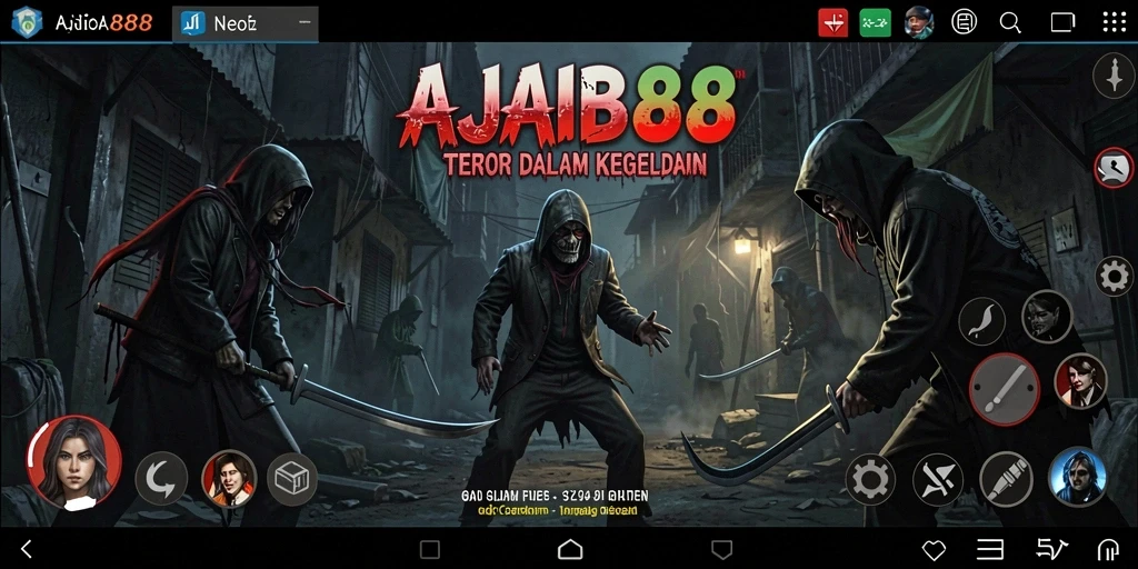 Momen menakutkan di AJAIB88 saat terkepung oleh makhluk menyeramkan.