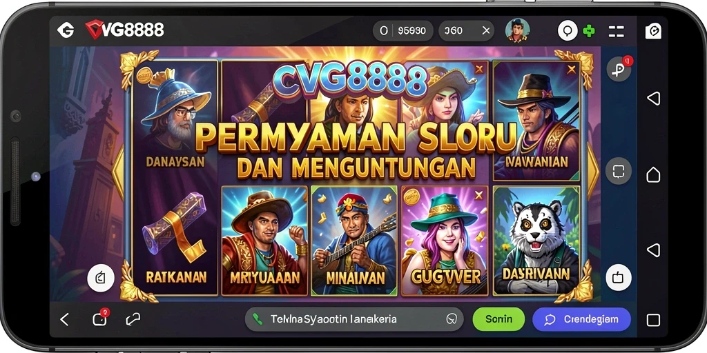 Gameplay menarik dari CVG8888 dengan berbagai tema Slot.