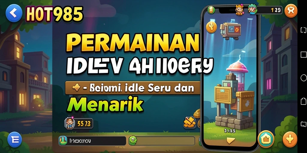 Screenshot gameplay HOT985 yang menunjukkan aksi koleksi sumber daya.