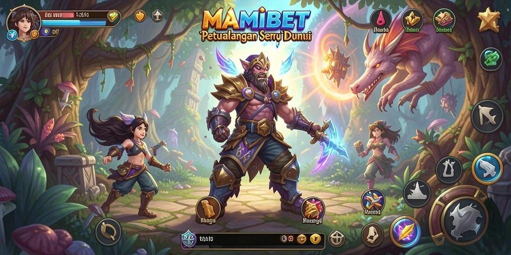 Gameplay seru dalam dunia petualangan MAMIBET yang menantang.