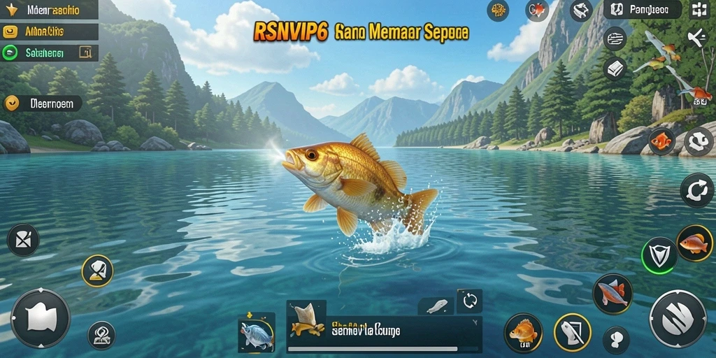 Gameplay seru RSNVIP6 dengan grafis menawan dan pengalaman memancing nyata.