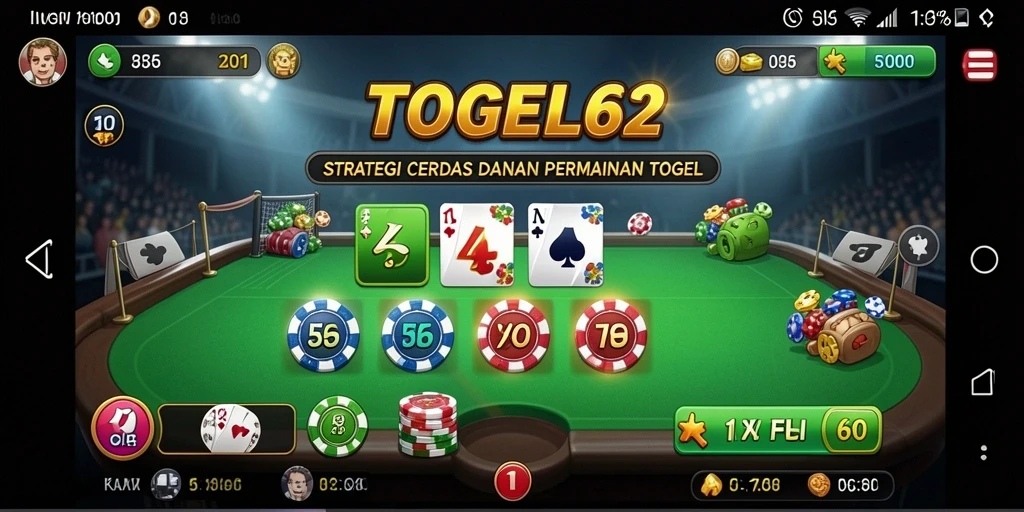 Tampilan gameplay TOGEL62 yang menarik dan penuh strategi.